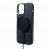 iPhone 13 Deksel Leather Backcover Matte Navy