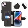 iPhone 13/iPhone 14 Etui Detachable Wallet Case Svart