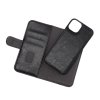 iPhone 13/14 Etui 2-in-1 Detachable with 3 Card Slots Svart