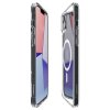 iPhone 14 Plus Deksel Crystal Hybrid MagFit Hvit