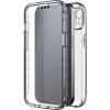 iPhone 14 Plus Deksel 360° Real Glass Case Svart Klar