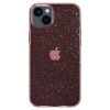 iPhone 14 Plus Deksel Liquid Crystal Glitter Rose Quartz