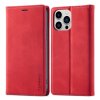 iPhone 14 Pro Etui med Kortlomme flipp Rød