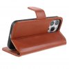 iPhone 14 Pro Max Etui Essential Leather Maple Brown