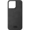 iPhone 14 Pro Max Deksel Real Leather Case Svart