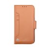 iPhone 14 Pro Etui Utbrettbar Kortlomme Brun