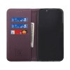 iPhone 14 Pro Etui Utbrettbar Kortlomme Lilla