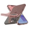 iPhone 14 Pro Deksel Liquid Crystal Glitter Rose Quartz