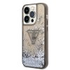 iPhone 14 Pro Deksel Liquid Glitter Translucent Svart