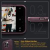 iPhone 14 Pro Deksel Parallax Mag Burgundy Bean