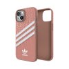 iPhone 14 Deksel 3 Stripes Snap Case Alligator Pink