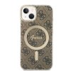 iPhone 14 Deksel 4G Pattern MagSafe Brun