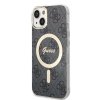 iPhone 14 Deksel 4G Pattern MagSafe Svart