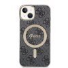 iPhone 14 Deksel 4G Pattern MagSafe Svart