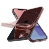 iPhone 14 Deksel Liquid Crystal Glitter Rose Quartz