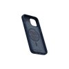 iPhone 14 Deksel Salmon Leather Case MagSafe Blå