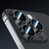 iPhone 15/iPhone 15 Plus Linsebeskyttelse Corning Gorilla Glass Svart