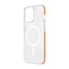 iPhone 15 Deksel Korrugerte MagSafe Oransje