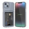 iPhone 15 Deksel Kortholder Transparent