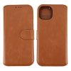 iPhone 15 Etui Detachable Wallet Case Brun