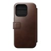 iPhone 15 Pro Etui Modern Leather Folio Horween Rustic Brown