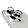 iPhone 15 Pro/iPhone 15 Pro Max Kameralinsskydd Hoops White Titanium