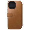 iPhone 15 Pro Max Etui Modern Leather Folio English Tan