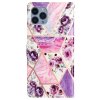 iPhone 15 Pro Max Etui Motiv Lilla Blomster