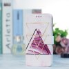 iPhone 15 Pro Max Etui Motiv Trekanter Marmor