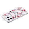 iPhone 15 Pro Max Deksel Marmormønster Rosor Rosa
