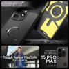 iPhone 15 Pro Max Deksel Tough Armor MagFit Svart