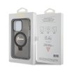 iPhone 15 Pro Deksel Ring Stand Glitter MagSafe Svart