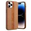 iPhone 15 Pro Deksel Stofftekstur Brun