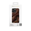 iPhone 15 Deksel Fashion Case MagSafe Dark Amber Marble
