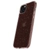 iPhone 15 Deksel Liquid Crystal Glitter Rose Quartz