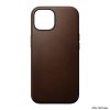 iPhone 15 Deksel Modern Leather Case Brun