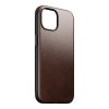 iPhone 15 Deksel Modern Leather Case Horween Rustic Brown