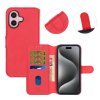 iPhone 16 Etui Detachable Wallet Case Rød