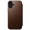 iPhone 16 Plus Etui Modern Leather Folio Brun