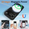 iPhone 17 Pro Max Deksel Silicone Feather Series MagSafe Raven Black