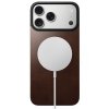 iPhone 17 Pro Skin Mag Leather Back Rustic Brown