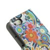 iPhone 5/5S/SE 2016 PlånboksEtui med Tryck Blomstermønster