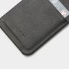 iPhone 6/6S/7/8/SE Skal Leather Backcover Svart