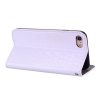 iPhone 7/8/SE Etui Krokodillemønster med Glitter Hvit