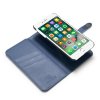 iPhone 7/8 Plus PlånboksEtui Delskinn Löstagbart Deksel Kortlomme Utside Blå