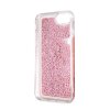 iPhone 7/8/SE Deksel Glitter Floating Hearts Rosa