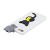 iPhone 7/8/SE Deksel Silikon 3D Katt