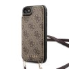 iPhone 7/8/SE Deksel Crossbody Cardslot Cover Brun