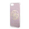 iPhone 7/8/SE Deksel Glitter Circle Rosa