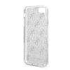 iPhone 7/8/SE Deksel Glitter Cover Peony Sølv
